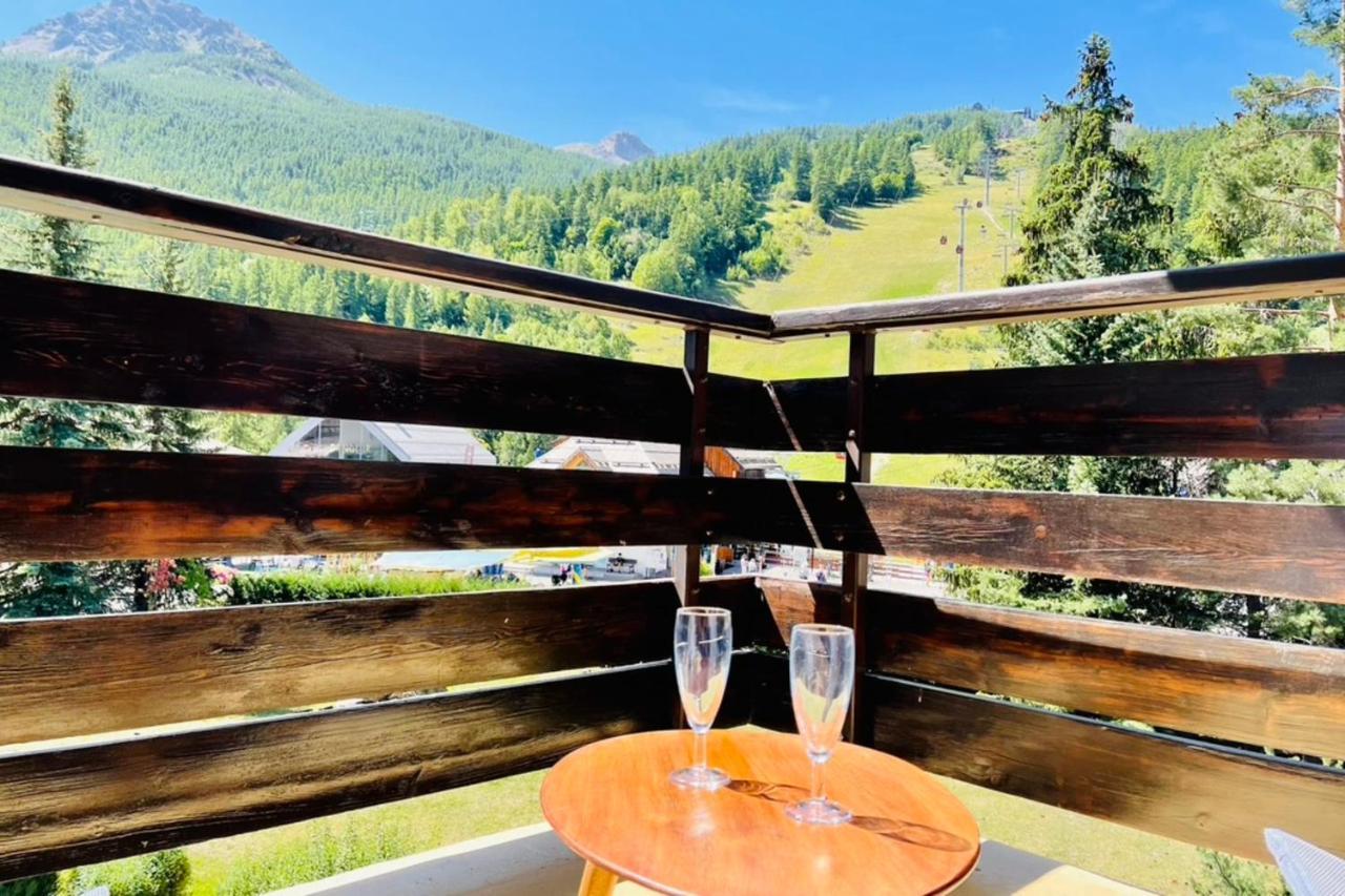 Serre-Chevalierstudio Terrace Next To Ski Slopes Saint-Chaffrey Exterior foto